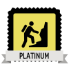 Badge icon "Climbing (526)" provided by The Noun Project under The symbol is published under a Public Domain Mark
