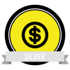 Badge icon "Cashier (137)" provided by Roger Cook & Don Shanosky, from The Noun Project under The symbol is published under a Public Domain Mark